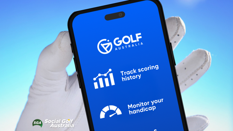 Golf Glove holding GA_SGA Phone