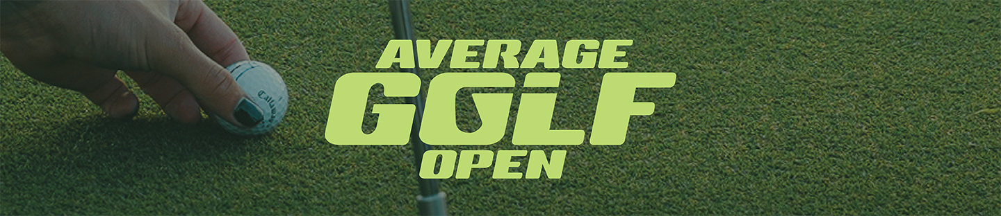 Average Golf Open Banner
